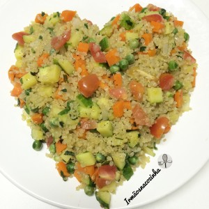 Quinoa com legumes… e muito amor!